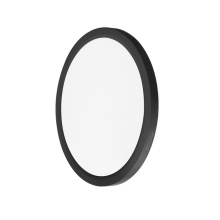 Lit Up Lighting LIT5216BK-30K-WE - Hillsview 1 Slim LED Flush Mount Black Finish