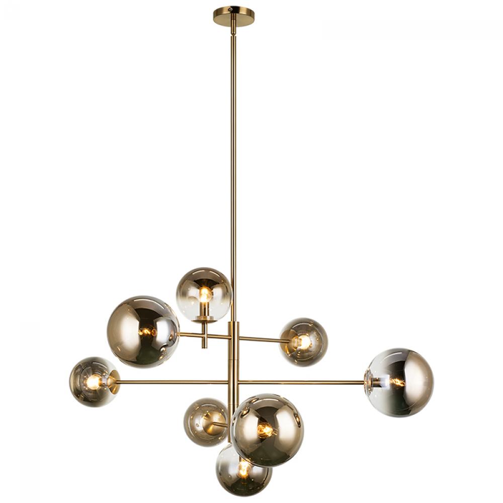 Averley Aged Gold Brass Chandelier