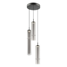 Matteo Lighting C30603MBSM - Bambu Matte Black Pendant