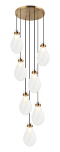 Matteo Lighting C31907AG - Seranna Aged Gold Brass Pendant