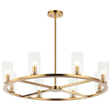 Matteo Lighting C34008AG - Westlock Aged Gold Brass Pendant
