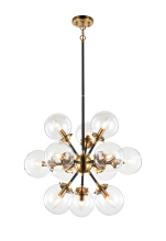 Matteo Lighting C62812AGCL - Soleil Aged Gold Brass Chandelier