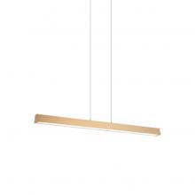 Matteo Lighting C64933AG - Isosceles Aged Gold Brass Chandelier