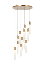 Matteo Lighting C65812AG - Aydin Aged Gold Brass Pendant