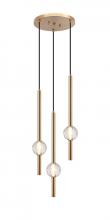 Matteo Lighting C68903AG - Windchimer Aged Gold Brass Pendant