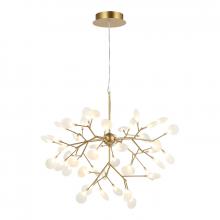 Matteo Lighting C69836GL - Hydragea Bloom Gold Pendant