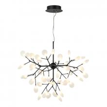 Matteo Lighting C69836MB - Hydragea Bloom Matte Black Pendant