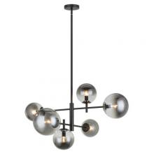 Matteo Lighting C70706BKSM - Averley Black Chandelier