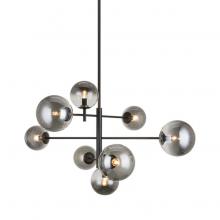 Matteo Lighting C70708BKSM - Averley Black Chandelier