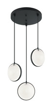 Matteo Lighting C71503MB - Chatoyant Matte Black Pendant