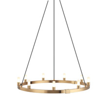 Matteo Lighting C75209AG - Cascadian Aged Gold Brass Chandelier