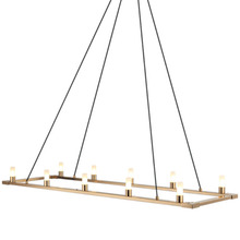Matteo Lighting C75210AG - Cascadian Aged Gold Brass Chandelier