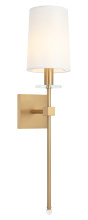 Matteo Lighting S00811AG - Fairburn Aged Gold Brass Wall Sconce