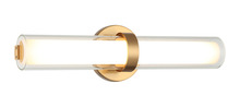 Matteo Lighting S03518AG - Satchie Aged Gold Brass Wall Sconce