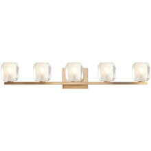 Matteo Lighting S04105AG - Carleton Aged Gold Brass Vanity