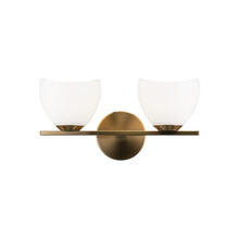 Matteo Lighting S04202AGOP - Uptowne Aged Gold Brass Vanity