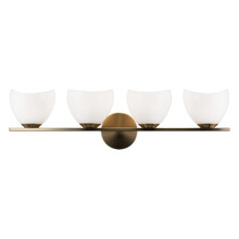 Matteo Lighting S04204AGOP - Uptowne Aged Gold Brass Vanity