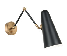 Matteo Lighting S05221BK - Blink Black Wall Sconce