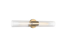 Matteo Lighting S05403AG - Odette Aged Gold Brass Wall Sconce