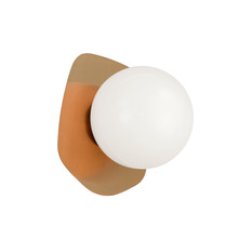 Matteo Lighting S15701AGOP - Razz Aged Gold Brass Wall Sconce