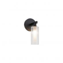 Matteo Lighting W60801BK - Kristof Black Wall Sconce