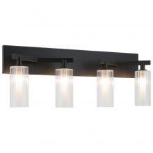 Matteo Lighting W60804BK - Kristof Black Wall Sconce