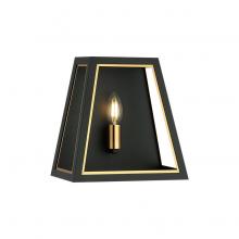 Matteo Lighting W72101MBAG - Rosalie Matte Black Wall Sconce