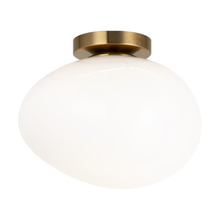 Matteo Lighting WX63611AGOP - Melotte Aged Gold Brass Wall Sconce / Ceiling Mount