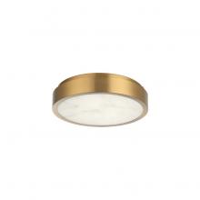 Matteo Lighting X05911AG - 11" Diam " Marblestone" Aged Gold Ceiling Mount