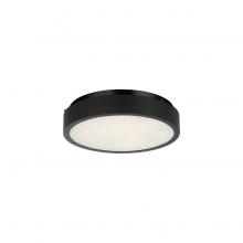 Matteo Lighting X05911MB - 11" Diam " Marblestone" Matte Black Ceiling Mount