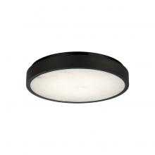 Matteo Lighting X05915MB - 15" Diam " Marblestone" Matte Black Ceiling Mount