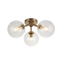 Matteo Lighting X81703AGCL - Novo Aged Gold Brass Ceiling Mount