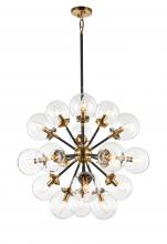 Matteo Lighting C62818AGCL - Soleil Aged Gold Brass Chandelier