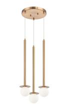 Matteo Lighting C63103AG - Reigndrop Aged Gold Brass Pendant