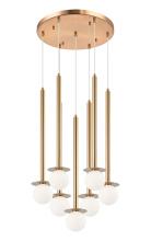 Matteo Lighting C63107AG - Reigndrop Aged Gold Brass Multi-Pendant