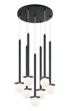 Matteo Lighting C63107MB - Reigndrop Matte Black Multi-Pendant