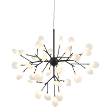 Matteo Lighting C69830MB - Hydragea Bloom Matte Black Pendant