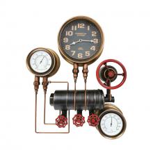 Ciana Designs WC1972 - Ciana Designs - Wall Clock - Steampunk with Hygrometer