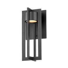 WAC Canada WS-W48612-BK - Chamber LED Outdoor Sconce
