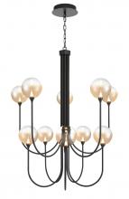 Eurofase 48926-032 - Iissa-Chandelier-10Lt-40In-BK-AM
