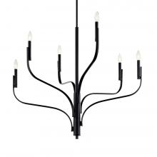 Kichler 52673BK - Chandelier 6Lt