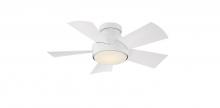 Modern Forms Canada - Fans Only FH-W1802-38L-MW - Vox Flush Mount Ceiling Fan