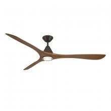 Modern Forms - Fans FR-D2504-72L-BZ/DK - Carve 72 Downrod Ceiling Fan