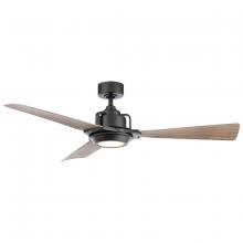 Modern Forms Canada - Fans Only FR-W1817-56L-MB/BW - Osprey Downrod ceiling fan