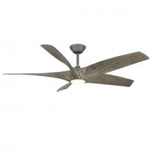 Modern Forms - Fans FR-W2401-62L-GH/WW - Zephyr 5 Downrod ceiling fan