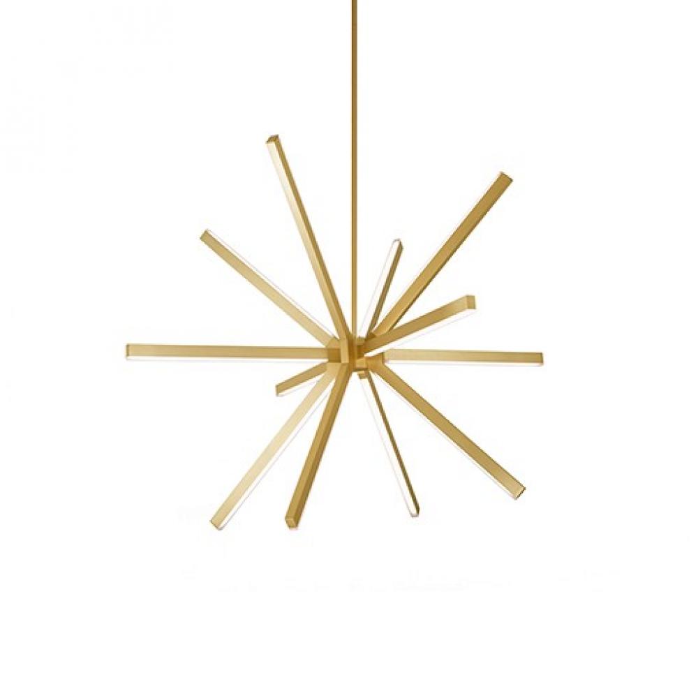 Sirius 48-in Brushed Gold LED Chandeliers