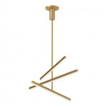 Kuzco Lighting Inc CH10345-BG - Vega 45-in Brushed Gold LED Chandeliers