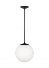 Visual Comfort & Co. Studio Collection 6020-112 - Leo - Hanging Globe Medium One Light Pendant with White Glass