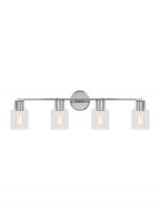 Crofton Modern 3-Light Bath Vanity Wall Sconce in Satin Brass Gold With  Clear Glass Shades