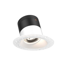 DALS RC04-CC-20-SLWH-TL - 4in Modular Downlight, 5CCT, 20 degree Beam Angle, Slope Ceiling, White,Trimless